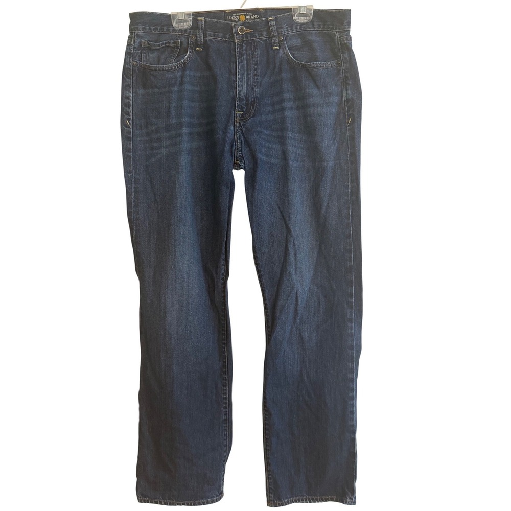 Timeless Lucky Brand Jeans Mens 36x34 Dark Wash 361 Vintage Straight Denimhead